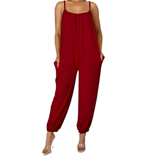 Damen Oversized Jumpsuit R&B