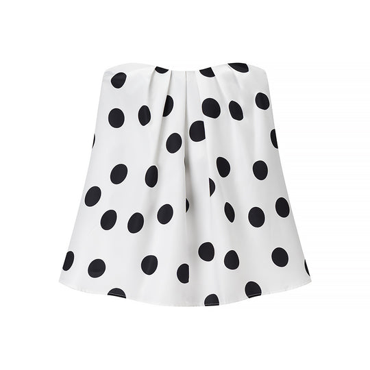 Damen weit geschnittene Culotte mit punktemuster R&B