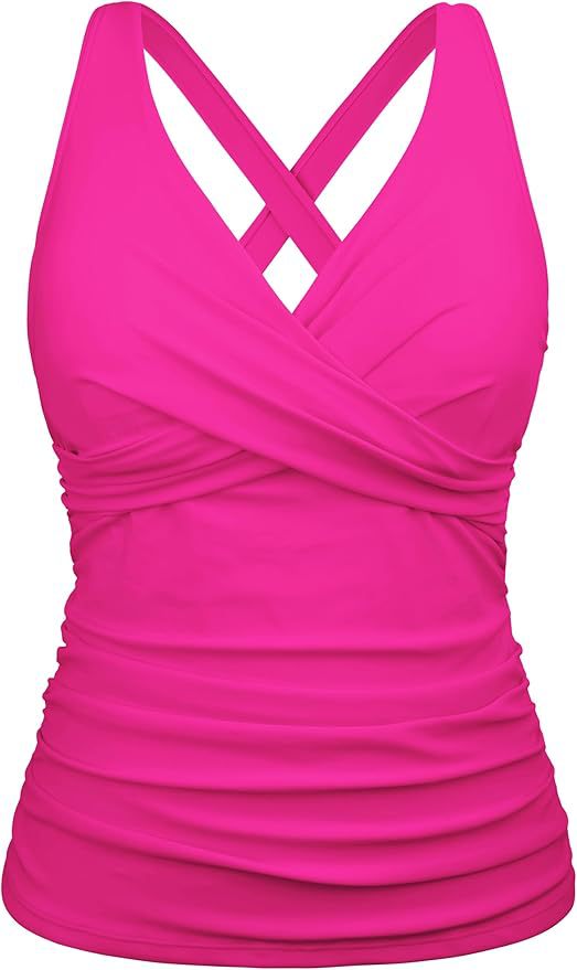 Damen Badeanzug mit Wickelschnitt und figurschmeichelndem Design R&B