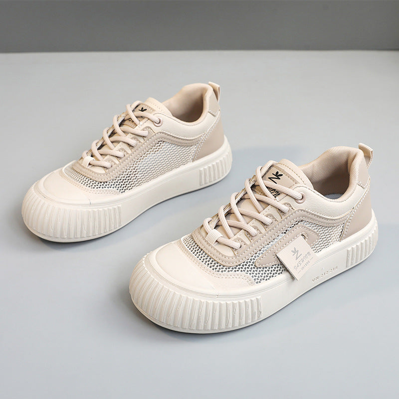 Damen modische Sneakers mit atmungsaktiver Mesh-Oberfläche und dämpfender Sohle R&B