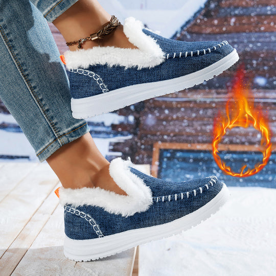 Damen Bequeme und kuschelig gefütterte Sneaker R&B