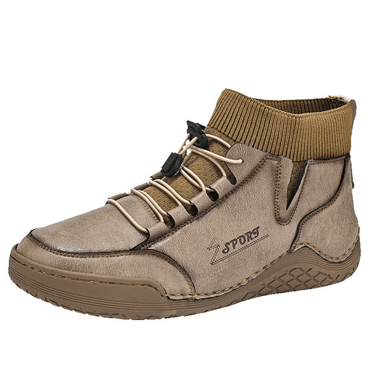 Herren Sportliche Winter-Wanderstiefel mit elastischem Knöchelbereich R&B