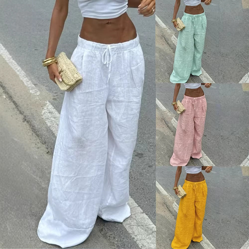 Damen weite Leinenhose R&B