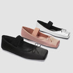Damen Ballerinas mit elegantem Riemen und bequemer Innensohle R&B
