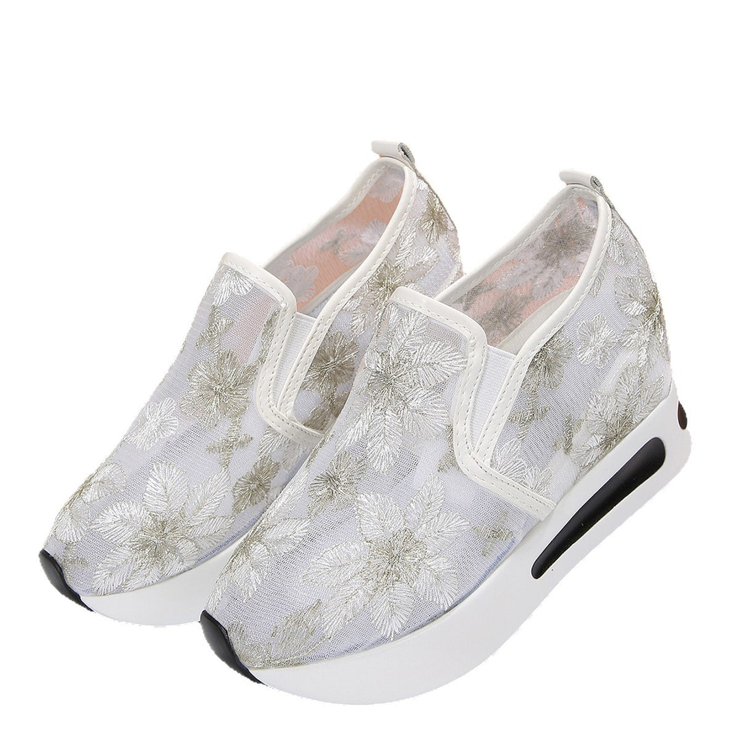 Damen Modische Sneaker mit floralem Design R&B