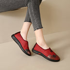 Damen komfortable Slip-On Schuhe mit einzigartigem kreativen Design