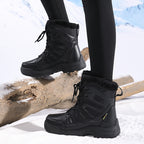 Damen Isolierte Winterstiefel mit rutschfester Sohle und wärmendem Futter R&B