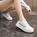 Damen modische Plateau-Sneaker mit bequemer Dämpfung und schickem Design R&B