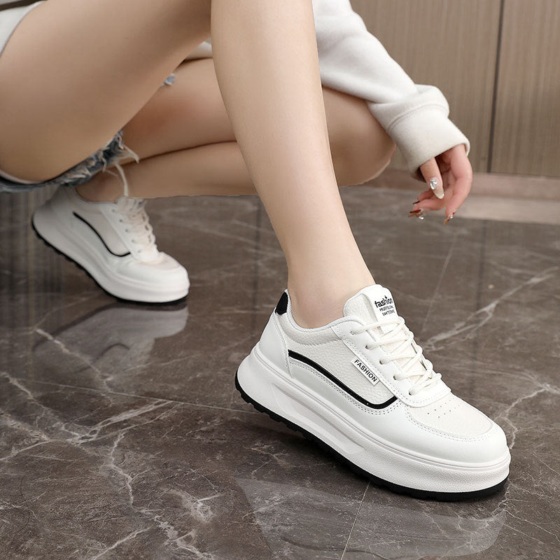 Damen modische Plateau-Sneaker mit bequemer Dämpfung und schickem Design R&B