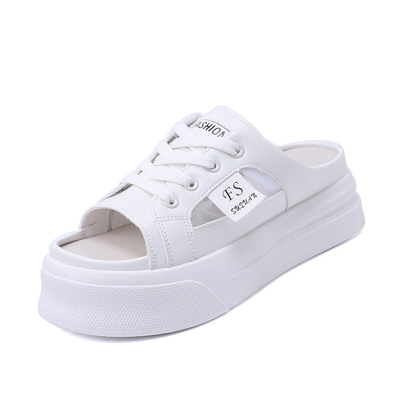 Damen Sneaker mit geschlossenen Fersen und hohem Plateau R&B