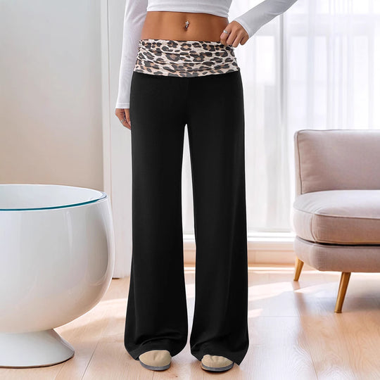 Damen Elegante und bequeme Freizeithose mit modischem Bund R&B