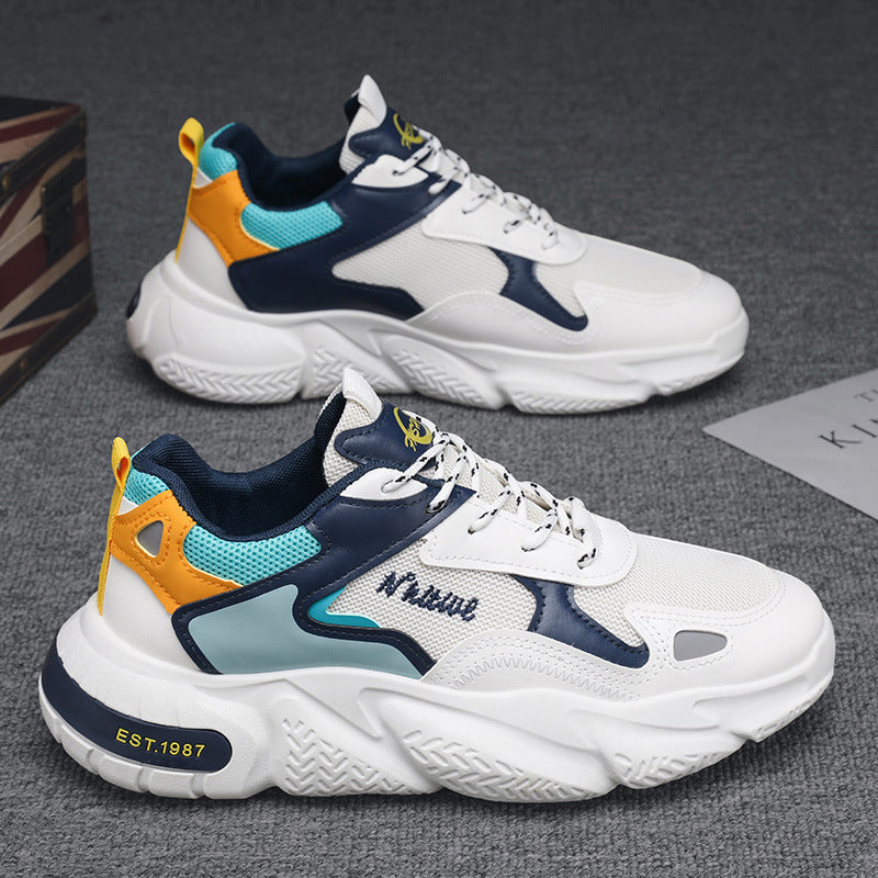 Damen Sportliche Chunky Sneakers mit atmungsaktiver Mesh-Oberfläche und dämpfender Sohle R&B