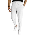 Herren Modische Chinohose mit elastischem Bund und praktischen Taschen R&B
