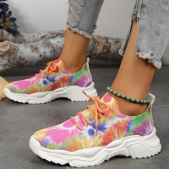 Damen Sportliche Sneakers mit atmungsaktivem Obermaterial R&B