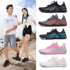 Damen Aqua-Fitness-Schuhe mit atmungsaktiver Obermaterialstruktur und rutschfester Sohle R&B