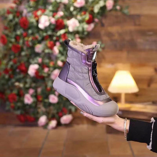 Damen Modische Winterboots mit atmungsaktivem Innenfutter und rutschfester Sohle R&B