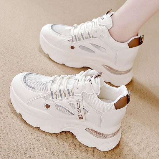 Damen Sportliche Sneaker mit atmungsaktiver Mesh-Oberfläche und komfortabler Sohle R&B