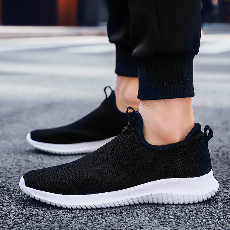 Damen nan minimalistischer Schlupf-Freizeitschuh mit vorderer Zuglasche, gepolstertem Knöchelkragen und flexibler Adaptivsohle R&B