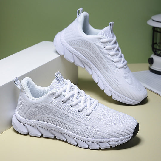 Damen Lauf-Sneaker mit atmungsaktivem Mesh-Obermaterial und rutschfester Sohle R&B