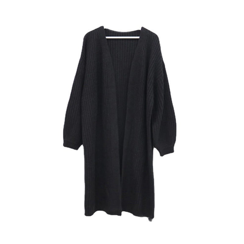 Damen Offene Strickjacke mit lässigem Schnitt und grober Maschenstruktur R&B