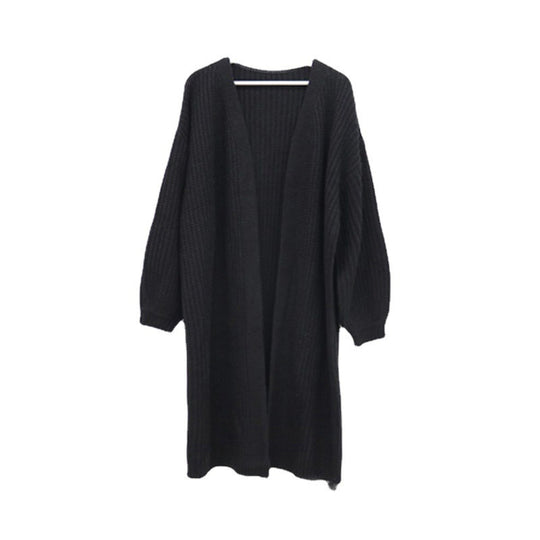 Damen Offene Strickjacke mit lässigem Schnitt und grober Maschenstruktur R&B