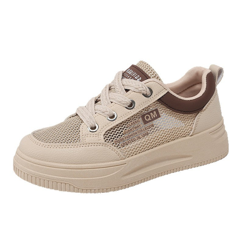 Damen Atmungsaktive Freizeitsneaker mit modischen Netzdetails