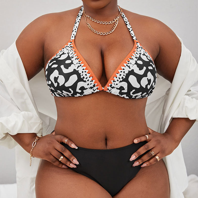 Damen Triangel-Bikinioberteil mit modernen Akzenten