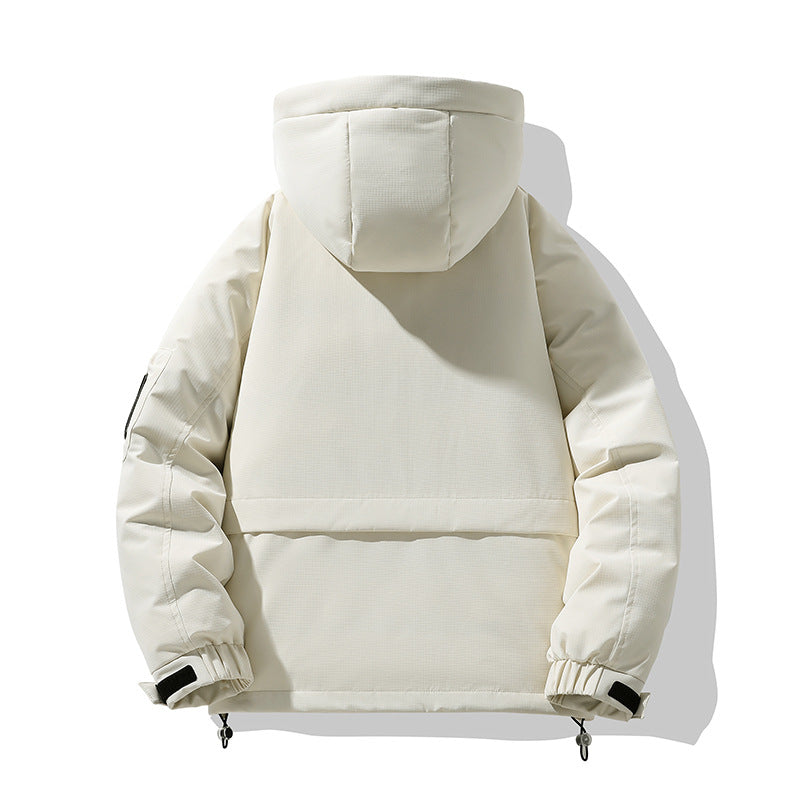 Damen isolierte Multifunktionsjacke mit verstellbarem Kapuzensystem und praktischen Taschen