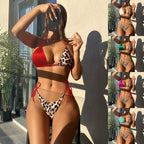 Damen Triangel-Bikini mit auffälligen Kordeldetails