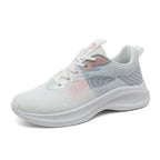 Damen sportliche Laufschuhe mit atmungsaktiver Netzoberfläche und dämpfender Sohle R&B