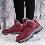 Damen Winterliche Schneestiefel mit isolierendem Futter und rutschfester Sohle R&B