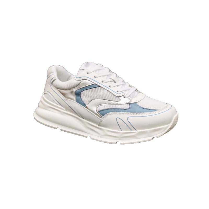 Damen Sportliche Dämpfungs Sneakers mit atmungsaktiver Oberflächenstruktur und modernem Design R&B