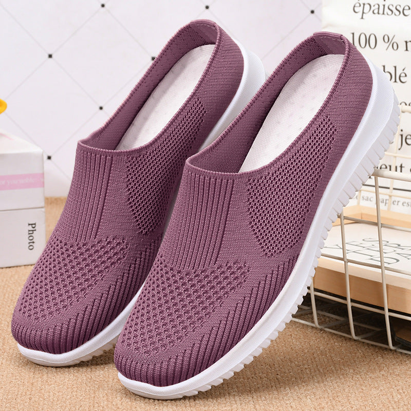 Damen Bequeme und atmungsaktive Slip-On Freizeitschuhe R&B