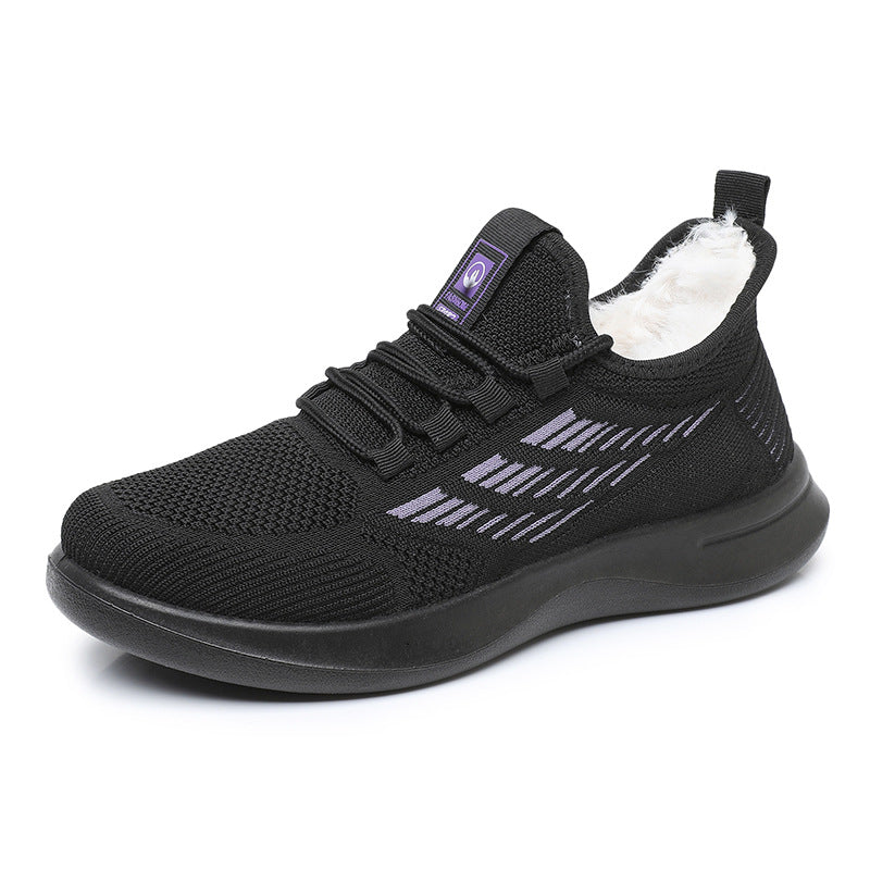 Damen Sportliche und warme Sneakers mit kuscheligem Innenfutter R&B