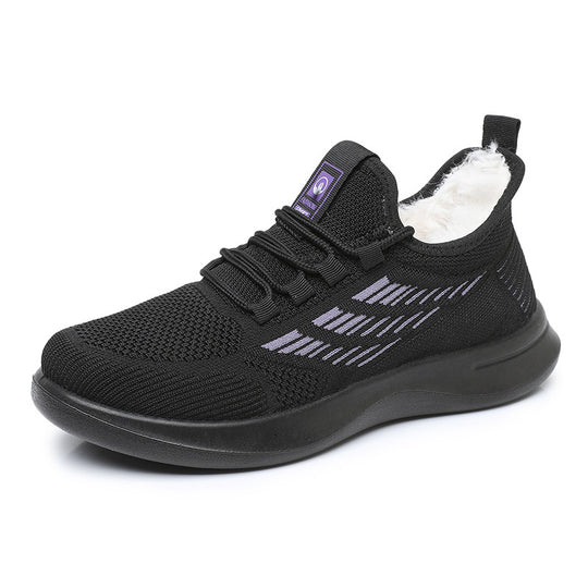 Damen Sportliche und warme Sneakers mit kuscheligem Innenfutter R&B