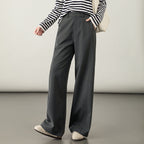 Damen Weite Stoffhose elegant verarbeitet