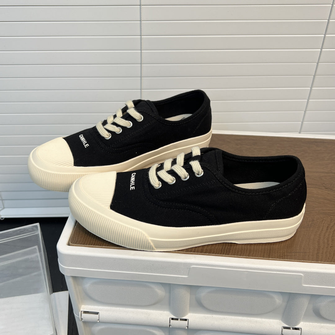 Damen lässige Segelschuhe mit atmungsaktiver Baumwolloberfläche und rutschfester Sohle R&B