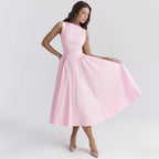 Damen A-Linie Cocktailkleid mit elegantem Taillenkürzel und femininem Schnitt R&B