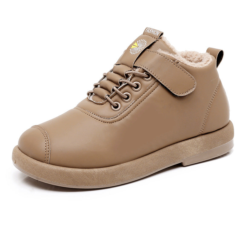 Damen Winter-Sneakerstiefel mit Fleece-Futter | Große Größen