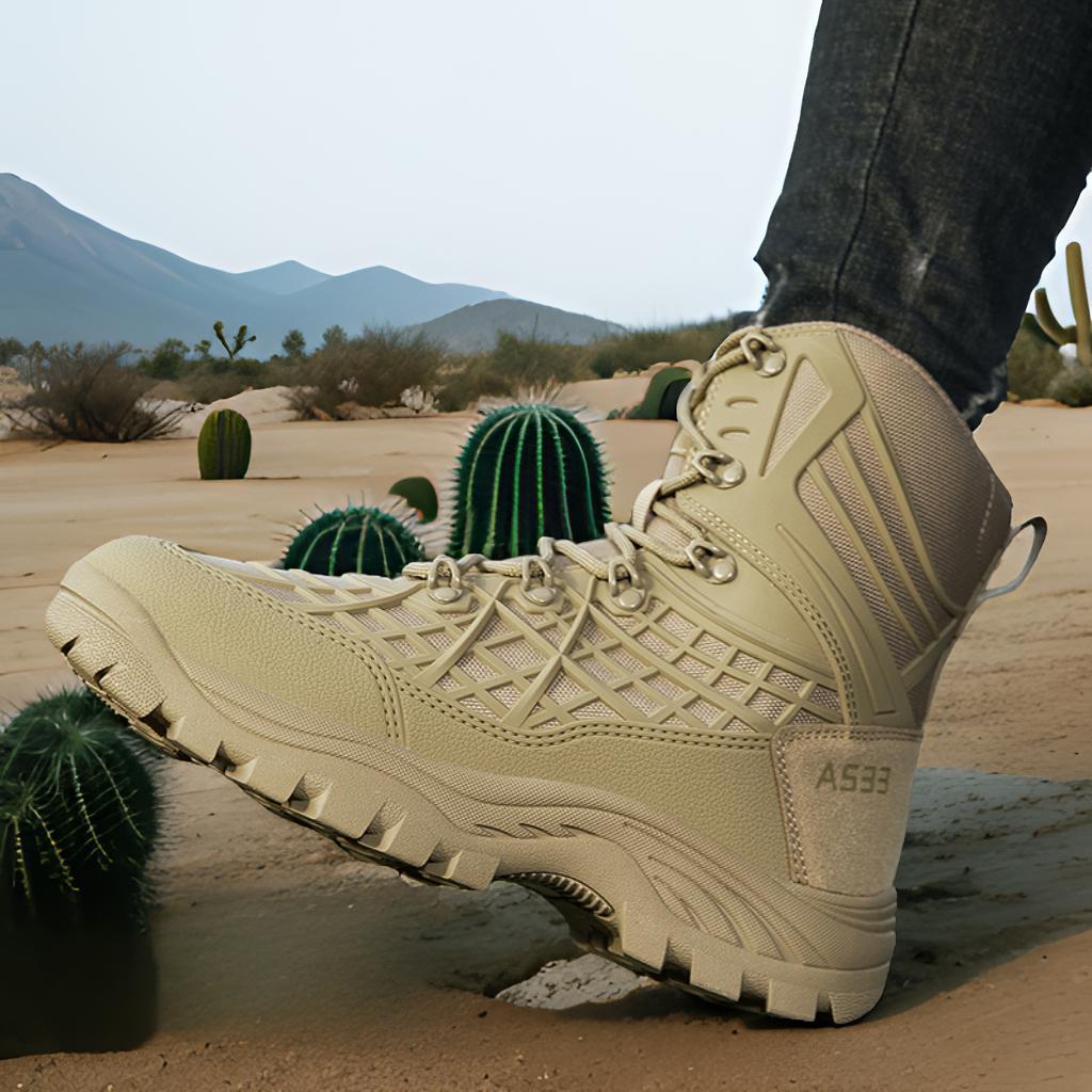 Herren Hochfunktionale Trekkingboots mit verstärktem Knöchelschutz und rutschfester Sohle R&B