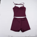 Damen Sportliches Bikini-Set mit verstellbaren Trägern und elastischem Bund R&B