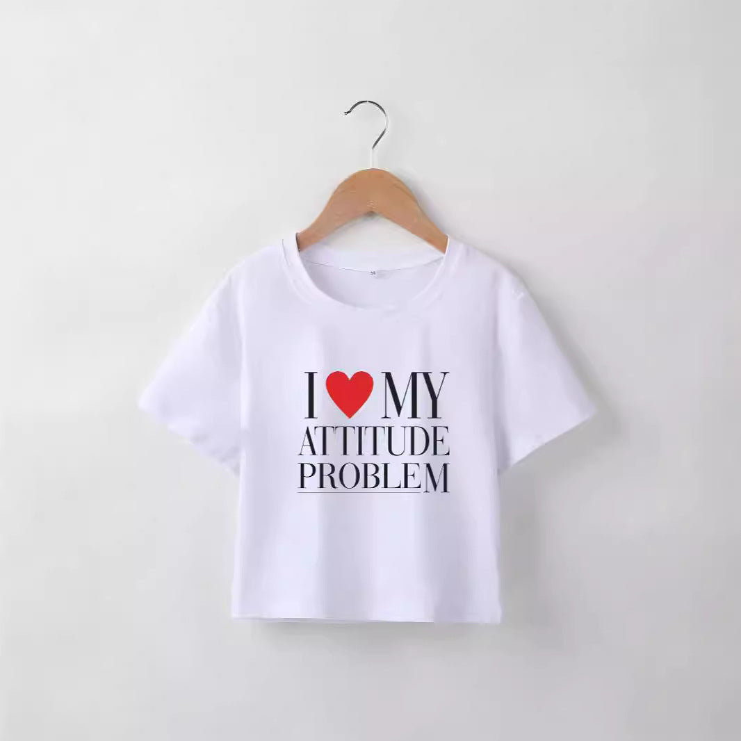 Damen Crop-Top mit floralem Grafikdruck und figurbetontem Schnitt R&B