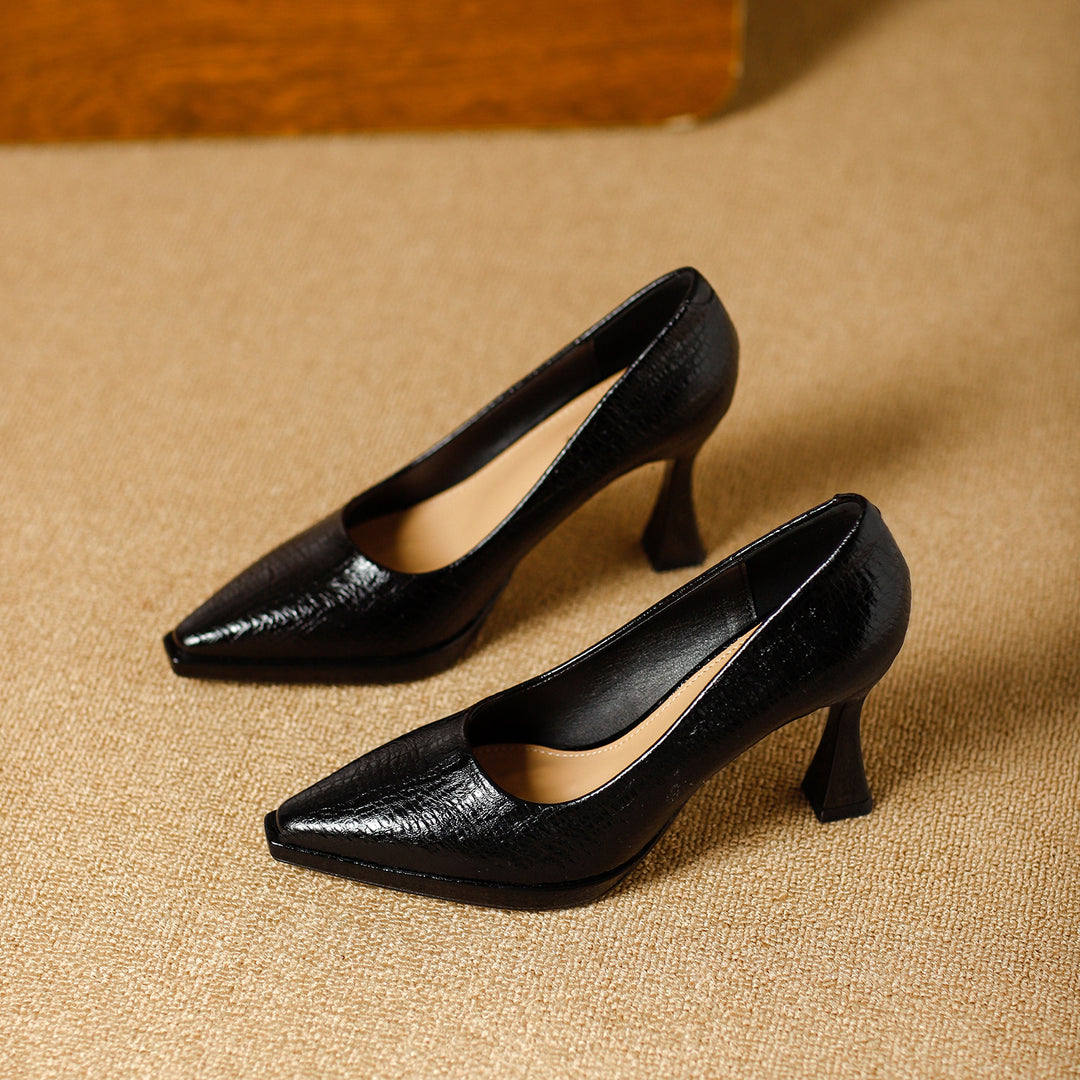 Damen elegante Spangenpumps mit modischem Blockabsatz R&B