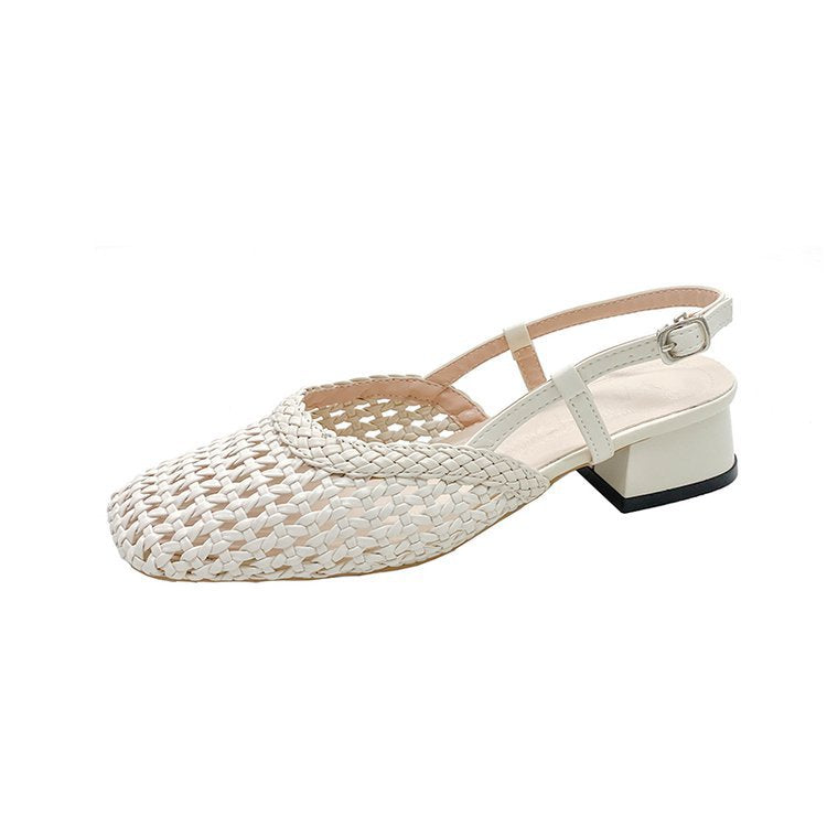 Damen Slingback-Pantoletten mit luftiger WR&Bstruktur und bequemer Absatzhöhe R&B