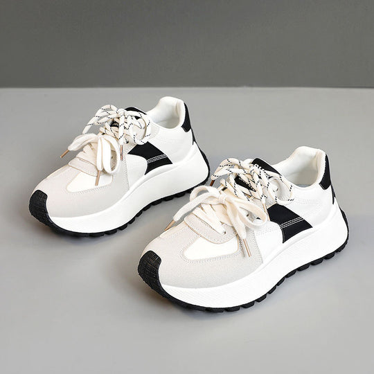Damen Sportliche Plateau Sneakers mit atmungsaktiver Polsterung R&B