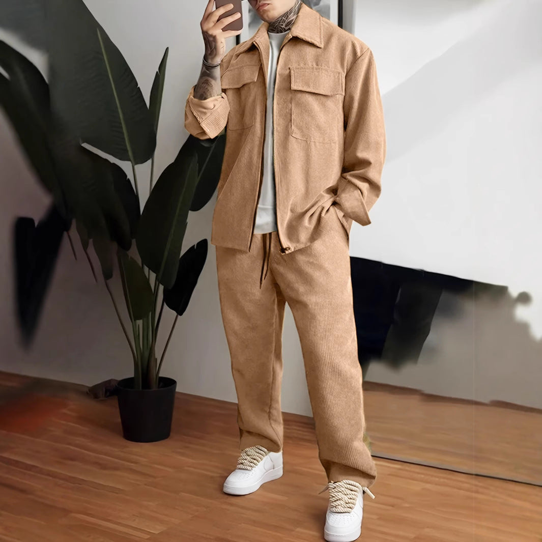 Herren Flanelljacke mit praktischen Taschen