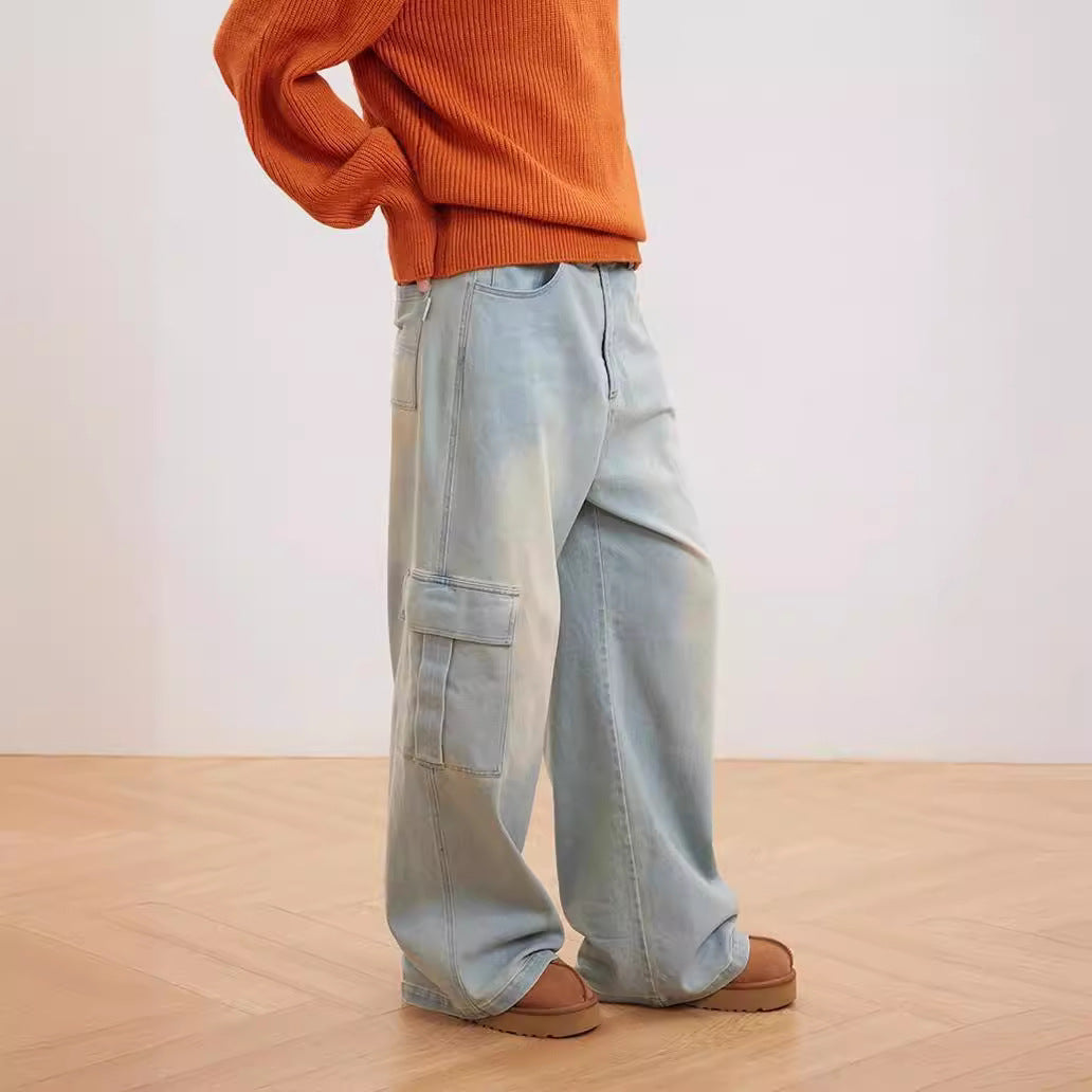 Damen gemütlicher Pullover mit hohem Kragen und Reißverschluss R&B