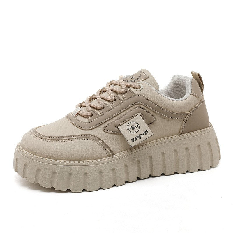 Damen modische Chunky Sneakers mit gepolstertem Futter und rutschfester Laufsohle R&B