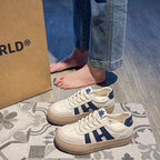 Damen Modische Plateau Sneakers mit klassischem Design und komfortabler Sohle R&B