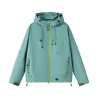 Herren technische Outdoor-Jacke mit verstellbarem Kapuzendesign und zahlreichen Reißverschlusstaschen R&B